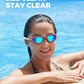 OMID Swim Goggles, P2 Polarized Swimming Goggles for Men Anti-fog Goggles Swimming for Adult Women