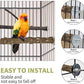 Bird Toys, Natural Parrot Toys for Small Macaws, Budgies, Lovebirds, Finches, Small and Medium Sized Birds Peppercorn Wood Apple Tree Perch Wood Set