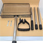 15 Inch Large Chicken coop Scoop with Ergonomic Grip Adjustable Long Handle (24-64") Chicken Poop Scooper Sifting Shovel rake Stainless Steel Metal coop Scoop (L/15 INCH)