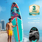 Niphean Inflatable Stand Up Paddle Board with SUP Accessories, Anti-Slip EVA Deck, 10’6’’ Inflatable Paddle Boards for Adults & Youth of All Skill Levels