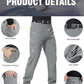 FREE SOLDIER Men's Outdoor Softshell Fleece Lined Cargo Pants Snow Ski Hiking Pants with Belt