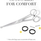 Tweezerman 7" Pet Grooming Scissors with Safety Round Tips, Professional Curved Grooming Shears for Dogs and Cats