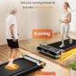 Walking Pad with Incline - Dual-Sided 2 in 1 Under Desk Treadmill with Shiatsu Foot Massager, 330LBs Walking Pad Treadmills for Home and Office, LED Display and Remote Control