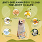 Glucosamine for Dogs, Hip and Joint Supplement for Dogs with Chicken Flavor, Anti Inflammatory, Dog's Chondroitin, Digestive Enzymes, Omega-3, Vitamin D, MSM, Calcium, Turmeric, 120 Freeze-Dried Chews