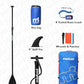 Mistral Inflatable Stand Up Paddle Board, 11'6''x33''x6'' Inflatable SUP All Around Board, Extra Wide iSUP, Stable, Beginner Paddle Board with SUP Accessories, Anti-Slip EVA Deck for Adults & Youth