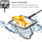 ZRDR Stainless Steel Algae Scraper Aquarium Cleaning Tool for Glass Aquariums, Including Algae Scraper, Sponge Pad, Fish Net, Cleaning Brush, Adjustable Length, Durable, Does Not Hurt The Fish Tank