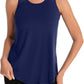 Aeuui Womens Workout Tops for Women Racerback Tank Tops Mesh Yoga Shirts Athletic Running Tank Tops Sleeveless Gym Clothes