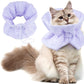 Cat Recovery Collar, Soft Adjustable Cat Cone Alternative, Lightweight Waterproof Fasteners Collars for Cats Kittens Puppies, After Surgery Stop Licking and Daily Use (Purple, M(Neck7.9-13.8"))