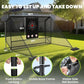 10x7ft Golf Hitting Practice Net with Dual Side Net Barriers & Durable Heavy Duty Steel Frame, Golf Nets Backyard Driving, Chipping & Swing Training for Indoor&Outdoor