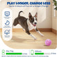 Dog Balls: Interactive Dog Ball Auto Rolling - Interactive Dog Toys for Aggressive Chewers - Bouncy & Throwable, Type-C Rechargeable, Washable, for Small & Medium & Large Dogs – Pink