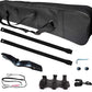 Archery Bow and Arrows Set for Adults 20 30 40 lbs Bow and Arrow for Beginner Teens Black Longbow Kit for Outdoor Hunting Archery Target with Quiver Target Faces Arm Guard Finger Saver
