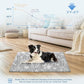 BEAUTYZOO Upgrade Dog Cooling Mat Extra Large, Reversible Self-Cooling Mat for Dogs, Thicken Pet Ice Cool Pad Blanket for Summer Kennel Sofa Bed Floor Car Seat, Machine Washable&Foldable, 48"x28"