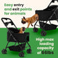 Pet Stroller 3 in 1 Foldable Dog Stroller, Cat Strollers, Foldable pet Strollers & Cat Carrier, Pet Carrier, Lightweight with Cup Holder, Waterproof Max Load 66 lbs, Breathable Mesh Canopy