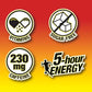 5-Hour Energy Extra Strength Shots Variety Pack, 30 Count (1.93 fl oz) - Tropical Burst, Hawaiian Breeze, Watermelon Flavors