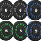 2 Inch Bumper Plates，10-500lbs，Barbell Rubber Olympic Weight Plates Set for Home Gym, Strength Training & Weight Lifting, Multiple Options Colors