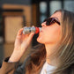 Ryde: Energize Shot | Tropical Flavor | Green Tea Caffeine, Taurine, Ginseng Extract & B Vitamins | 0 Calories, 0 Sugar | 2 FL OZ Shots | Boosts energy* (8 Pack)