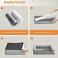 Feandrea Orthopedic Dog Bed, Large Dog Bed Waterproof, Removable Washable Cover Sofa with Non-Slip Bottom, Raised Edges, 48 x 33 x 8 Inches, Light Gray UPGW078G02V1