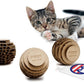 Cat Ball Toys by Americat – Made in USA – Safe Cardboard Cat Toys – for Interactive and Independent Play, Exercise & Stress Relief for All Breeds & Ages (Pack of 3 Round Balls)