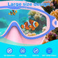Swim Goggles for Kids 3-15 with Earplugs Large Frame Anti-Fog/UV Swimming Goggles for Boys Girls Toddler 2PCS