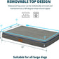 Orthopedic Memory Foam Giant Dog Bed - 6" Thick Beds for Large Sized Dog - Waterproof Removable Washable Cover & Wrap-Around Zipper - Ultimate Comfort & Easy Maintenance, Dark Grey
