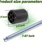 2.5" x 3" Deck Roller with Shaft Rod - Compatible With John D-eere 180, 185, 2025R, 2027R, Z655 (150+ Models) - Replaces M113955 M41644 M111134 210-303 13279