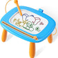 Toddlers Toys Ages 1-3, Magnetic Drawing Board, Doodle Board Pad Learning and Educational Toys for 18 Months Baby 1-3 Yr Kids Birthday Gifts - Blue