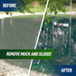 4X Pond Cleaner - Reduces Muck & Sludge for a Clean, Natural Look - Super Concentrated Lake and Water Feature Enzymes Treats Up to 1 Acre, Pair with Dye - Safe for Fish and Wildlife (32 oz)