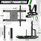 Weight Sled Adjustable Height - Weight Training Pull Sled Gym Equipment for Fitness Strength & Speed Training