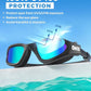 OMID Swim Goggles, P2 Polarized Swimming Goggles for Men Anti-fog Goggles Swimming for Adult Women