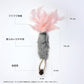 3 Pack Rabbit Fur Catnip Toys with Feathers – Interactive Carrot Cat Toys with Galls Fruit for Indoor Cats and Kittens
