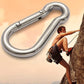 sprookber Stainless Steel Carabiner Spring Snap Hook - 304 Stainless Steel Heavy Duty Clips, Set of 4