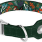 AirTag Dog Collar for Small Medium Large Breed - Adjustable Cute Pattern Dog Collar with Airtag Holder - Soft Leather Tracker GPS Apple Air Tag Pet Collars (X-Small, 9"-12" Neck Fit, Mushroom)