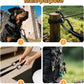 10 PCS Carabiner Clips, Heavy Duty Carabiners D Ring Hook, 900 LBS 2.5" Steel Black Carabeaner Clip Multipurpose for Key Chain, Camping, Hiking, Gym, Backpacking, Pet Leash