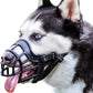 BARKLESS Dog Muzzle, Basket Muzzle Anti Biting Chewing, Sturdy Lightweight Cage Mouth Cover for Small Medium Large Sized Dogs, Allows Panting Drinking, Suitable for Grooming Trimming Training