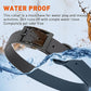 Dogline Biothane Waterproof Dog Collar Strong Coated Nylon Webbing with Black Hardware Odor- Proof for Easy Care Easy to Clean High Performance Fits Small Medium or Large Dogs, Black