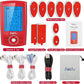 Belifu Dual Channel TENS EMS Unit 24 Modes Muscle Stimulator for Pain Relief Therapy, Electronic Pulse Massager Muscle Massager with 10 Pads, Dust-Proof Drawstring Storage Bag, Fastening Cable Ties