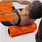 Foam Roller,High Density 15" Foam Roller, Wave Textured Massage Back Roller for Deep Muscle Massage Pilates Yoga,Fitness Exercise Roller for Whole Body Release(Orange)