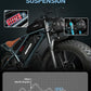 DEEPOWER Electric Bike for Adults,1500W/3500W Peak Motor 30MPH 35-180 Miles Electric Dirt Bike,Dual Suspension Ebikes for Adults, 20" Fat Tire E Bike with 624-2880Wh Battery,UL 2849 Tested