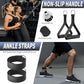 WHATAFIT Resistance Bands, Exercise Bands，Resistance Bands for Working Out, Work Out Bands with Handles for Men and Women Fitness, Strength Training Home Gym Equipment