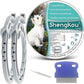 Natural Flea and Tick Collar for Puppies - 12-Month Protection, Safe Pest Control - Waterproof, Strong - Free Flea Comb and Tick Tweezer Included - 2-Pack, 13.8 Inches