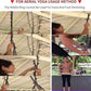 Aerial Yoga Hammock Daisy Chains Strap, Strong 22kN Adjustable with 10 Loops, No Stretch, Climbing Strap Nylon Chain Sling for Aerial Yoga,Swing, Hammock, Suspension, Exercise