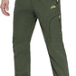 MAGCOMSEN Snow Pants for Men Water Resistant Fleece Lined 5 Zipper Pockets Winter Snowboard Hiking Insulated Ski Pants