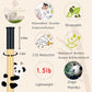 5ft Yoga Stick from Natural Bamboo with Non-Slip Handle-Stretching Stick for Mobility, Flexibility,Exercise,Workout, Physical Therapy,Pilates,Balance Fitness-Access Online Video Guide Without Any Info