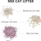 Tofu Cat Litter, Dust-Free Kitty Litter, Fast Drying, Ultra Absorbent Clumping Cat Pellets, Lavender Odor Control, Less Scattering, Dust-Free Mixed Tofu.
