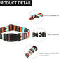 Mercano Adjustable Dog Collar - Special Design Patterns, Soft Nylon Comfortable Durable Pet Collar for Small Medium Large Dogs (L, Tribal Green)