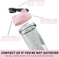 HELIMIX 2.0 Vortex Blender Shaker Bottle Holds upto 28oz | No Blending Ball or Whisk | USA Made | Portable Pre Workout Whey Protein Drink Shaker Cup | Mixes Cocktails Smoothies Shakes | Top Rack Safe