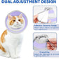 Breathable Air Mesh Cat Cone Collar Soft to Stop Licking, Adjustable, Foldable Lightweight Kitten Cones After Surgery Recovery for Cats & Kittens (Light Purple,L)