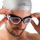 AqtivAqua Swimming Goggles, DX Wide View Swim Goggles for Adult Men Women, Anti Fog No Leaking