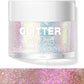 LANGMANNI Holographic Body Glitter Gel for Body, Face, Hair and Lip.Color Changing Glitter Gel Under Light. Vegan & Cruelty Free-1.35 oz (2# Sparkling Pink)