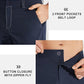 Libin Mens Golf Pants Stretch Work Dress Pants 30"/32"/34" Quick Dry Lightweight Casual Comfy Trousers with Pockets